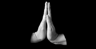 yoga prayer hands